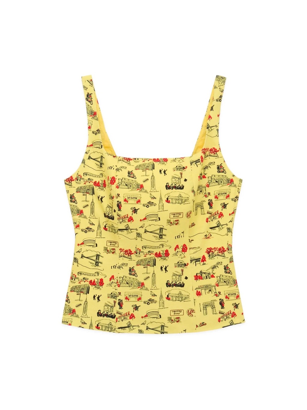 Rowing Blazers Cotton Linen NYC Map Top